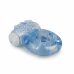 EasyToys Vibrating Intimate Ring with Studded Stimulator, Stretchable, Clear
