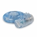 EasyToys Vibrating Intimate Ring with Studded Stimulator, Stretchable, Clear