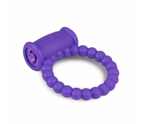EasyToys Vibrating Intimate Ring Purple - Flexible Silicone Design