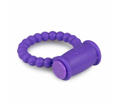 EasyToys Vibrating Intimate Ring Purple - Flexible Silicone Design