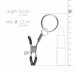 EasyToys Metal Nipple Clamps Adjustable Pressure with Rings