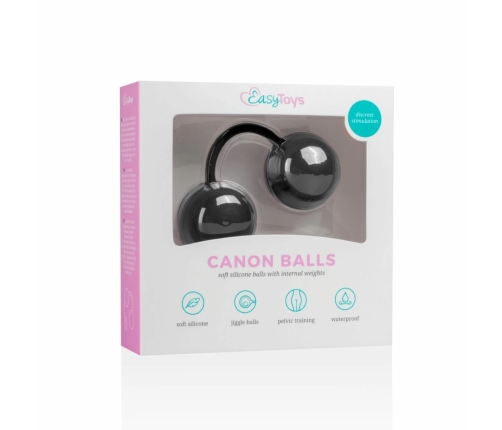 Sinner Gear Black Weighted Kegel Balls - Dual Counterweight System