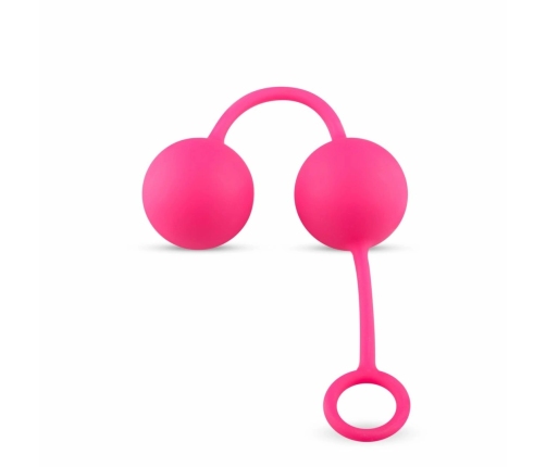 EasyToys Pink Dual Weighted Balls with Counterweight System, Silicone