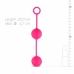 EasyToys Pink Dual Weighted Balls with Counterweight System, Silicone