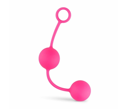 EasyToys Pink Dual Weighted Balls with Counterweight System, Silicone