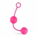 EasyToys Pink Dual Weighted Balls with Counterweight System, Silicone