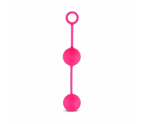 EasyToys Pink Dual Weighted Balls with Counterweight System, Silicone