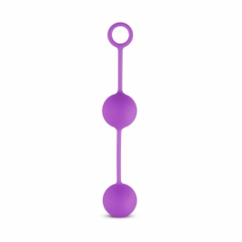EasyToys Duo Weighted Exercise Balls Purple - Pelvic Floor Trainer