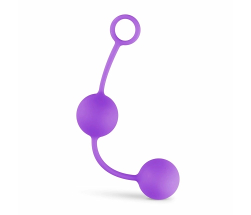 EasyToys Duo Weighted Exercise Balls Purple - Pelvic Floor Trainer