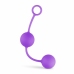 EasyToys Duo Weighted Exercise Balls Purple - Pelvic Floor Trainer