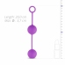 EasyToys Duo Weighted Exercise Balls Purple - Pelvic Floor Trainer