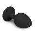 EasyToys Diamond Silicone Plug Small Black - Elegant Jewel Base Accessory