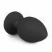 EasyToys Diamond Plug Large Black - Silicone Intimate Jewel Plug