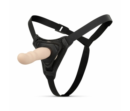 TOYJOY Strap-On System Adjustable Silicone Harness Black 18 cm
