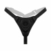 EasyToys Silicone Strap-On System Adjustable Harness & Smooth Rod Black