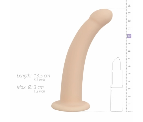 Sinner Gear Strap-On Silicone Model with Adjustable Harness, Curved Design