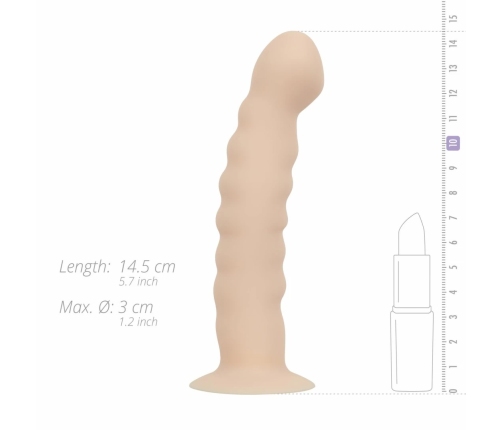 EasyToys Silicone Intimate Machine with Adjustable Harness Black 13cm