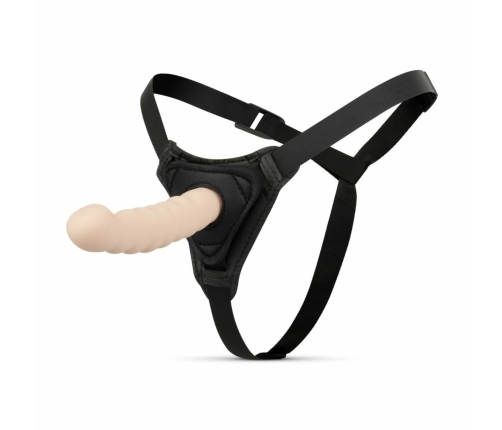 EasyToys Silicone Intimate Machine with Adjustable Harness Black 13cm