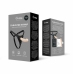EasyToys Silicone Intimate Machine with Adjustable Harness Black 13cm