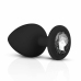 EasyToys Silicone Anal Trainer Set with Decorative Gem Black 3 pcs