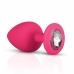 EasyToys Silicone Jewel Plug Set Pink - 3 Sizes, Decorative Base