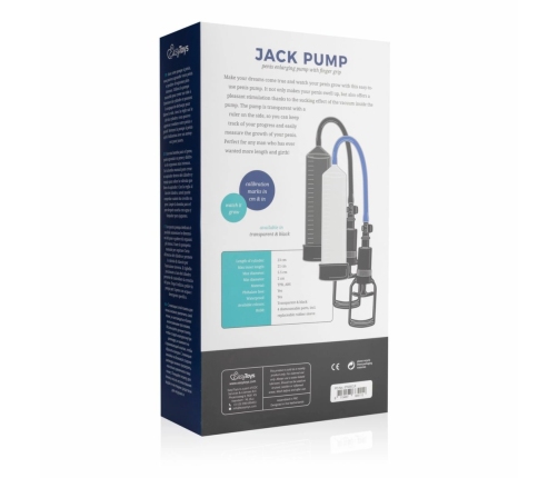EasyToys Finger Grip Vacuum Pump Clear - Precision Enhancement Cylinder