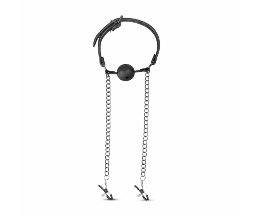 EasyToys Adjustable Open Ball System with Chain-Linked Clamps, Black