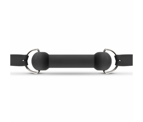 EasyToys Silicone Bit Gag - Adjustable Comfort Model, Black