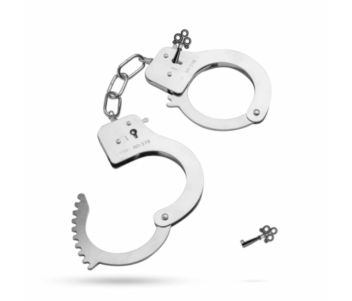 Ouch! Adjustable Metal Cuffs Silver - Secure Restraint System