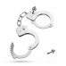 Ouch! Adjustable Metal Cuffs Silver - Secure Restraint System