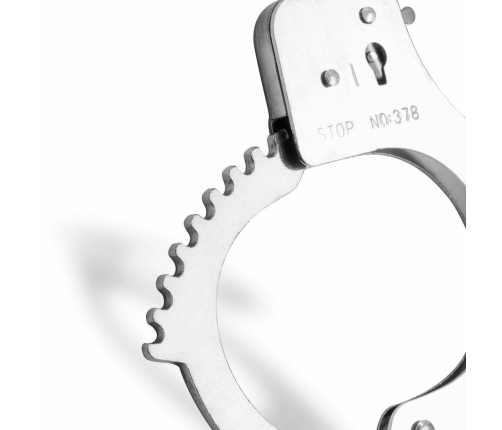 Ouch! Adjustable Metal Cuffs Silver - Secure Restraint System