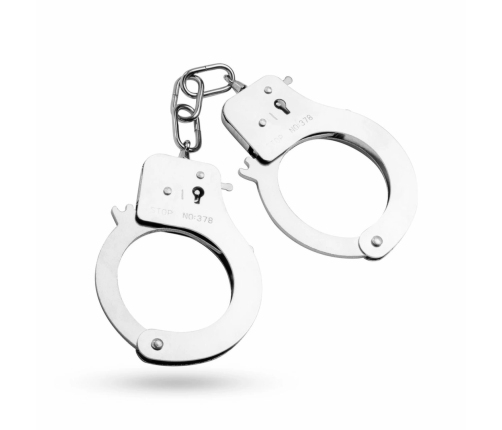Ouch! Adjustable Metal Cuffs Silver - Secure Restraint System