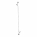 EasyToys Adjustable Metal Nipple Clamps with Chain - Silver Finish