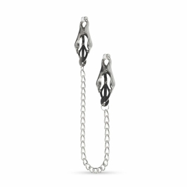 EasyToys Japanese Style Metal Clamps with Chain - Adjustable Pressure