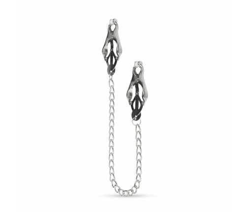 EasyToys Japanese Style Metal Clamps with Chain - Adjustable Pressure