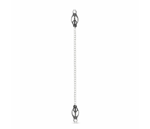 EasyToys Japanese Style Metal Clamps with Chain - Adjustable Pressure