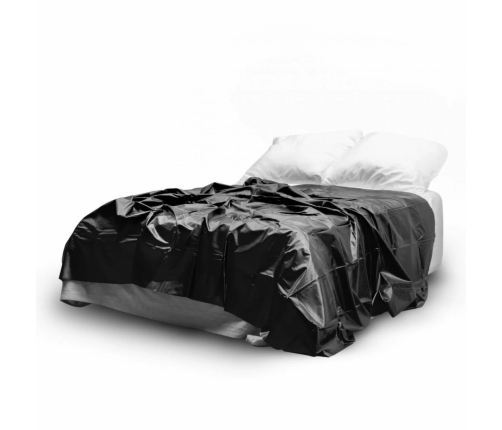 EasyToys Waterproof Vinyl Sheet 180x230 cm - Black Protective Cover