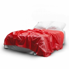 EasyToys Vinyl Protection Sheet Red 230x160 cm - Waterproof Cover