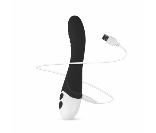 EasyToys Lunar Vibe Black Intimate Device - 10 Vibration Modes, Compact