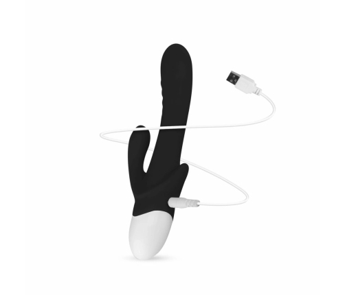 EasyToys Stellar Vibe Rabbit Black - Compact Dual Stimulation Device