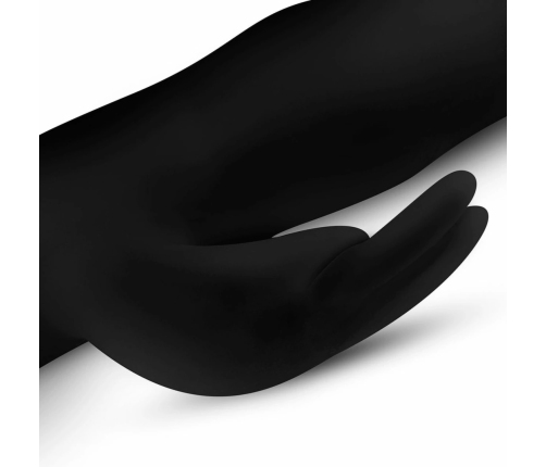 EasyToys Mad Rabbit Silicone Intimate Massager Black, Multi-Speed
