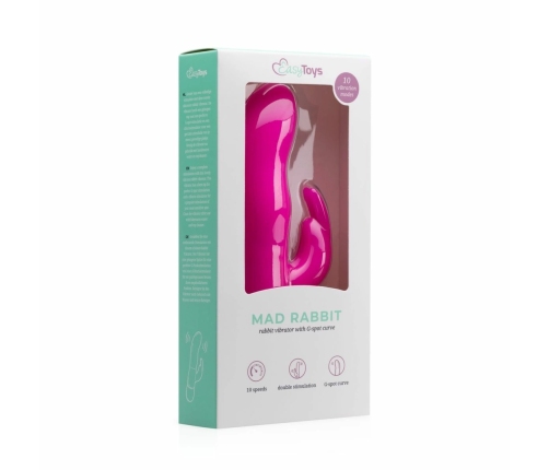 EasyToys Mad Rabbit Pink Intimate Dual-Action Silicone Device
