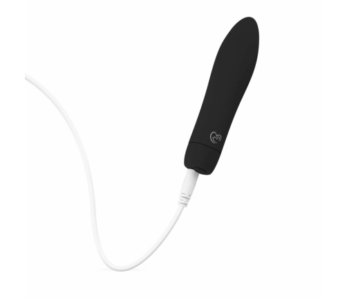 Velvet Vibe Black - Compact Intimate Stimulation Device, 10 Modes