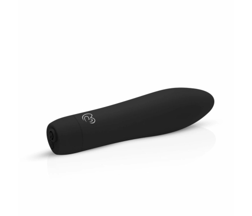 Velvet Vibe Black - Compact Intimate Stimulation Device, 10 Modes