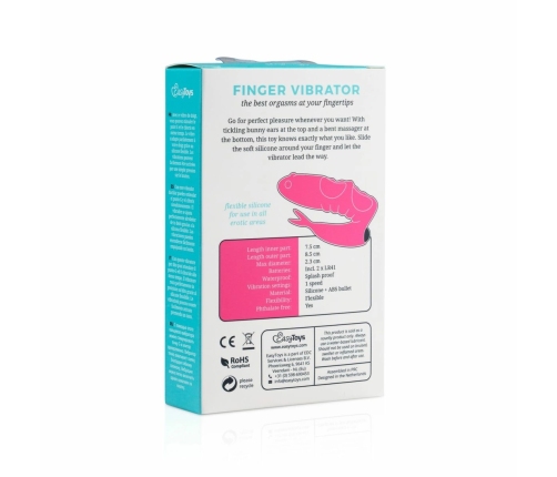 Simplicity FlexiTouch Finger Device Black - Flexible Silicone, Compact Design