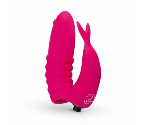 FeelzToys Anna Compact Pink Finger Device Silicone Flexible