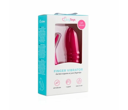 FeelzToys Anna Compact Pink Finger Device Silicone Flexible