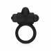 Sway Bunny Vibrating Intimacy Ring with Removable Bullet - Black