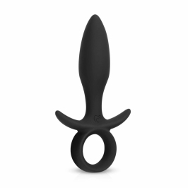 EasyToys Butt Buzzer Silicone Intimate Device 10-Mode Black Rechargeable