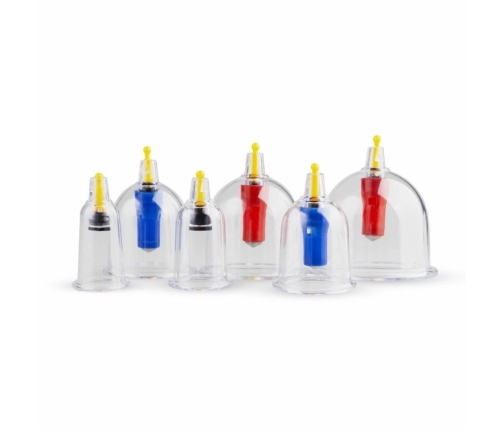 EasyToys Vacuum Cupping Set - 6-Piece Kit with Hand Pump, Multi-Size